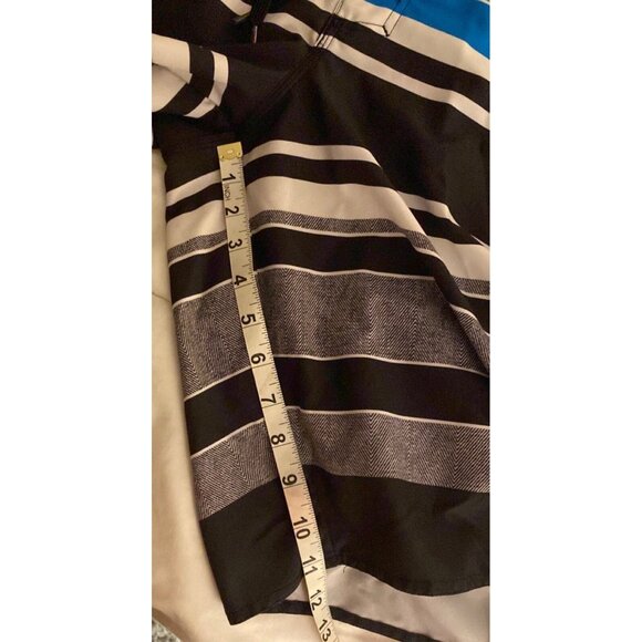 Hang Ten Mesh Lined Drawstring Board Shorts Swim Trunks Striped‎ Men's Size XL - Picture 9 of 10